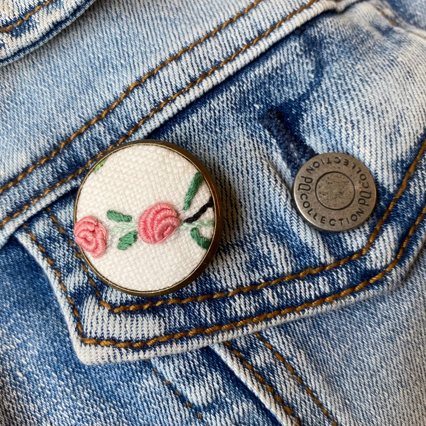 Embroidered pins