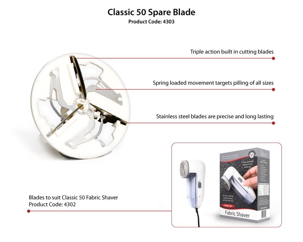 CLASSIC 50 Spare Blade (1 Per Pack)